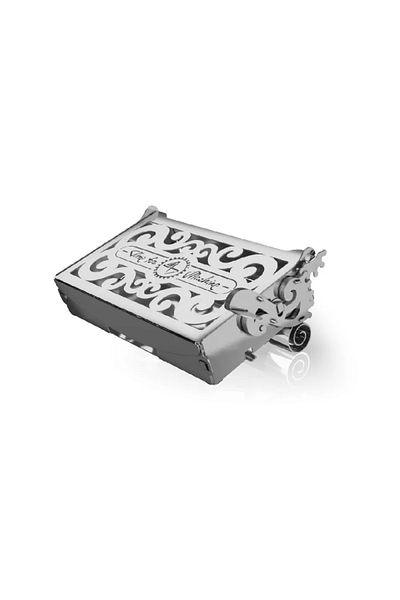 Time for Machine 3D Mechanical Puzzle, Perfecto Business Card Box, Metal, Time for Machine, 10 pieces