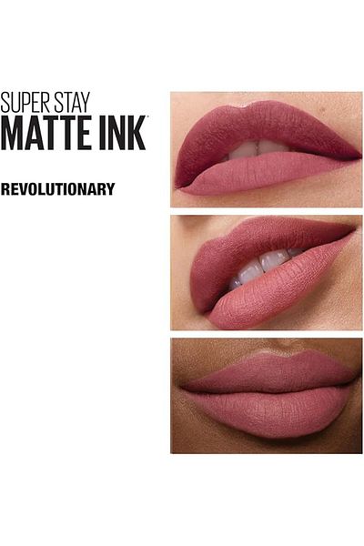 LEADING LINES Maybelline New York Superstay Matte Ink Pink Lipstick - 180 Revolutionary