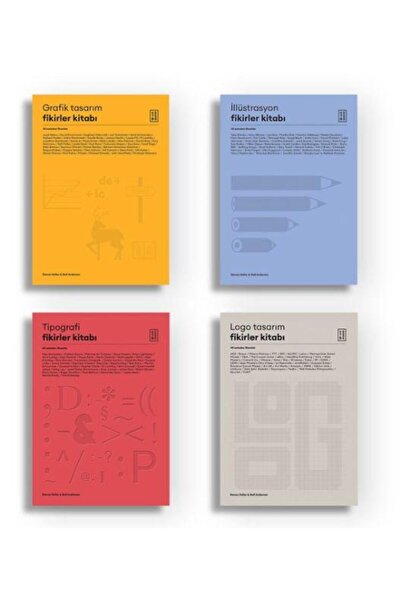 Ketebe Tasarım Fikirler Kitap Seti (4 Kitap) - Steven Heller, Gail Anderson