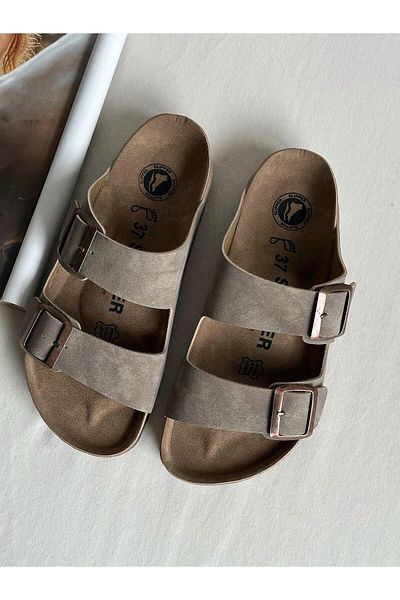 Zuum Women's Slippers with Slipper Buckle - Mink