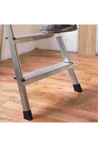 Choice Black 4 Pcs Ladder Feet Covers Non-Slip Rubber Pads Cushion Extension Ladder Covers Security Bumpers