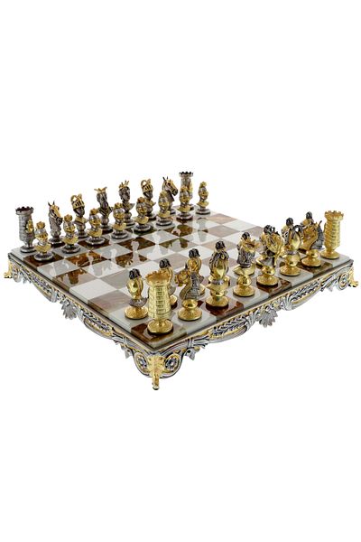 GiftExpress Exclusive gold-plated bronze chess