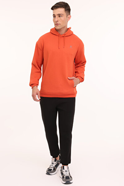 lumberjack Men's Sweat a 101889369   - 4W,Mb Sn04 Hoodie 4Pr Umberjack Brick Color