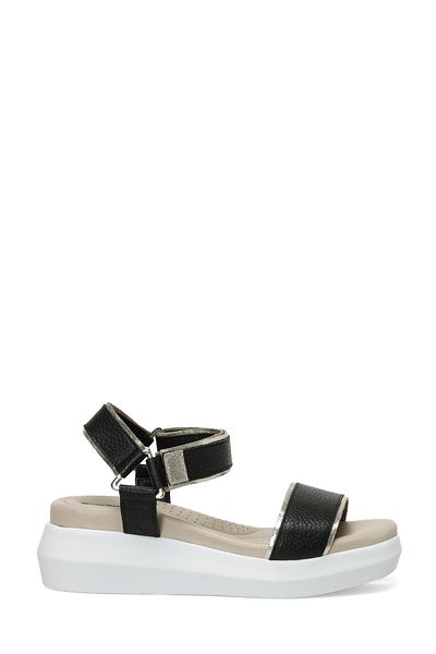 Nine West MECAR2 4FX - Black Women's Comfort Sandals