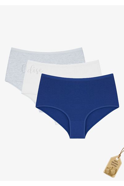 ODISE Blue Dream 3-Piece Highwaist Multicolor Slip Panties