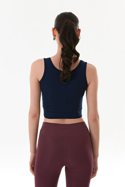 Fulla Moda Halter Neck Bustier with Side Stripes