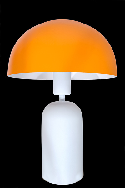 Fer Avize Milano Mushroom Metal Hat Lampshade Modern Design Wired Table Lamp Night Light