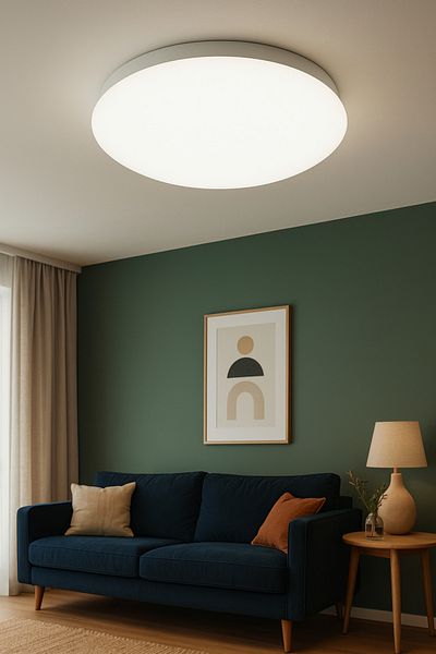 Lambadar Carnac East Model Special Design 26 cm Medium Size Modern White Light Led Plafonier Chandelier