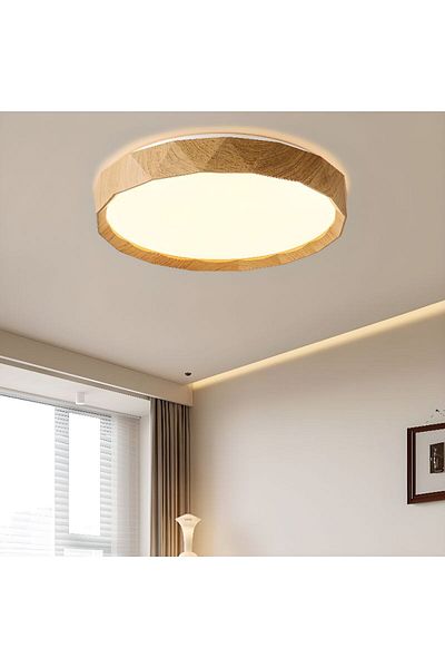 Lambadar Edana Model Special Design 42 cm Large Size Modern 3 Colors (White-Daylight-Yellow) Plafonier Led Chandelier