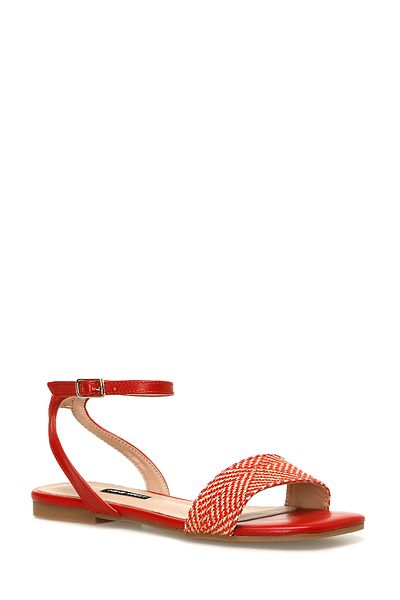 Nine West ARARAT 4FX - Red Women's Flat Sandals