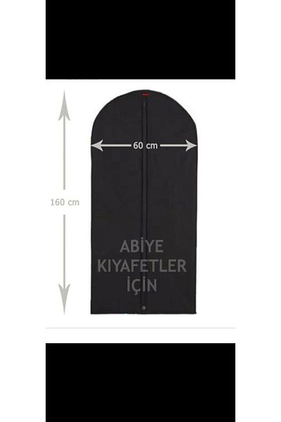 DEMİROĞLU EV TEKSTİL 3 Pieces Evening Dress Case Closet Organizer Evening Dress Storage Evening Dress Bag 3 Pieces
