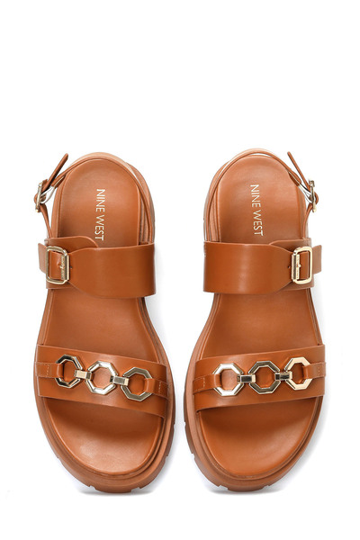 Nine West MONIW 4FX Taba Kadın Düz Sandalet