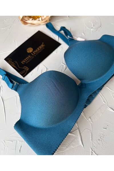 İntive Lingerie Angelina Push-up Χωρίς Σουτιέν Χωρίς Ραφή με λαιμόκοψη V Εισαγόμενο Ποιότητα Μονόχρωμο Σουτιέν χωρίς ουρά