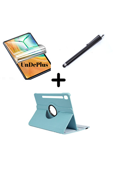 UnDePlus Samsung Galaxy Tab S10 Lite Fe/S10/S9 Fe/S9 Compatible Case Rotating Tablet Case Screen Protector Pen