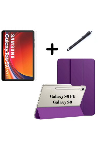 UnDePlus Galaxy Tab S10 Lite S10 FE S9 FE S9 11inç Uyumlu Kılıf SET PU Deri S...