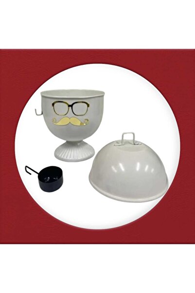 DECOOR MALL Metal Kapaklı Ve Ölçekli Deterjan Kutusu 2 Litre Kapasiteli (litre) Deterjanlık