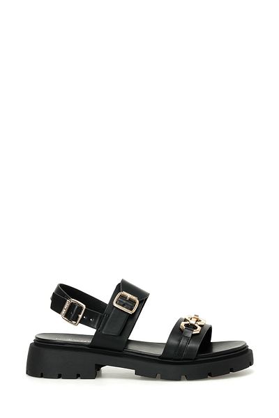 Nine West Moniw 4Fx Women's Black Flat Sandals