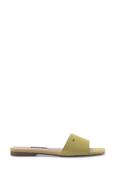 Nine West Γυναικείες φλατ παντόφλες Peace 3fx Yellow