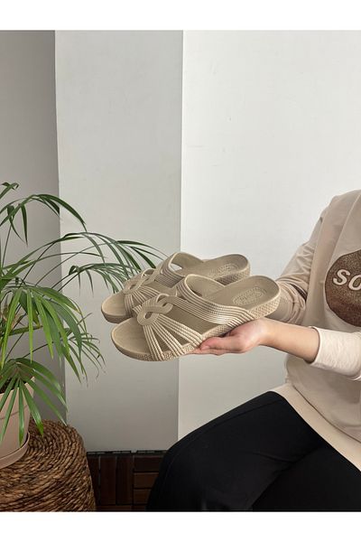 Behtah Kundura Scented Non-Slip Sole Soft Flexible Airblow Bathroom Balcony Beach Street Slippers