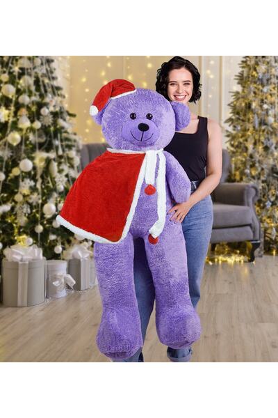 Özgüner Oyuncak 130 Cm Santa Claus Cloaked Bobo Teddy Bear New Year, Christma...