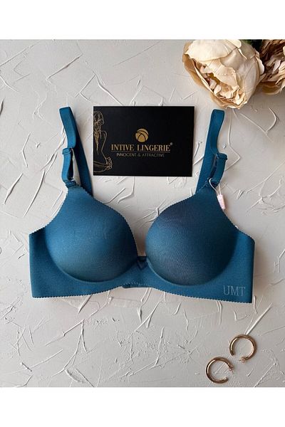 İntive Lingerie Angelina Push-up Χωρίς Σουτιέν Χωρίς Ραφή με λαιμόκοψη V Εισαγόμενο Ποιότητα Μονόχρωμο Σουτιέν χωρίς ουρά
