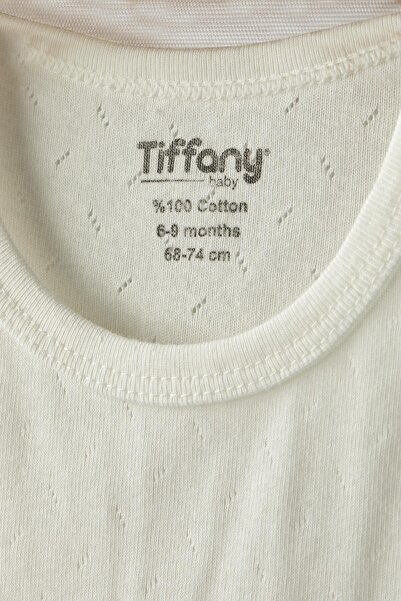 Tiffany Baby 100% Cotton Breathable Jacquard Baby Undershirt Badi 0 36 Months