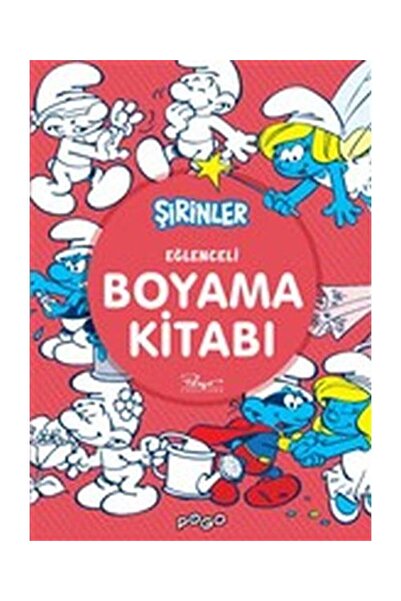 Pogo Çocuk Eğlenceli Boyama Kitabı - Şirinler