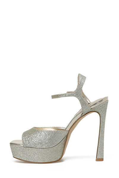 Nine West LEGACY3 3FX - Sandale cu toc pentru femei aurii