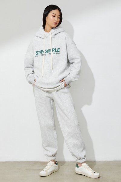 Madmext Kadın Karmelanj Comfort Fit Eşofman Altı Mg1353