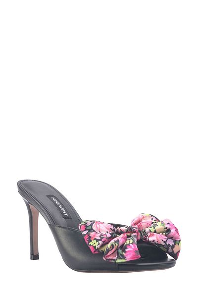 Nine West DURU 3FX Siyah Kadın Topuklu Terlik