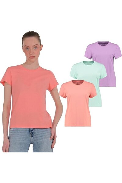 GIORGINA FERRI صندوق مكون من 3 تي شيرت نسائي مميز فاليريا