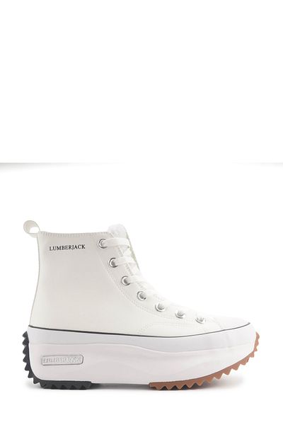 lumberjack Γυναικεία Sneaker Μποτάκια LAILA WT HI 4PR WHITE