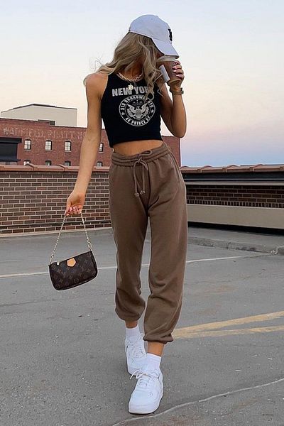 Madmext Γυναικεία αθλητική φόρμα Mad Girls Brown MG290