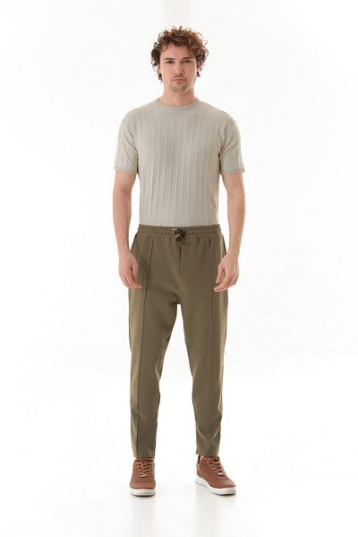Fulla Moda Παντελόνι Jogger με ελαστική μέση