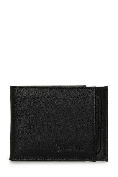 lumberjack Schwarzes Herren Leder Voll Czdn 4 Pr Brieftasche