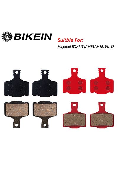 Choice Resin 2 Ceramic 2 BIKEIN 4 Pairs Resin/ceramic/Full metal Bicycle Disc Brake Pads For Magura MT2 MT4