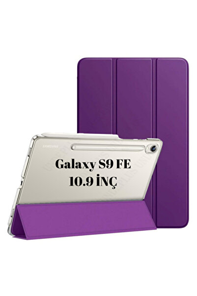 UnDePlus Samsung Galaxy Tab S10 Lite FE/S10/S9 FE/S9 Uyumlu Kılıf Pu Deri Smart Standlı Case