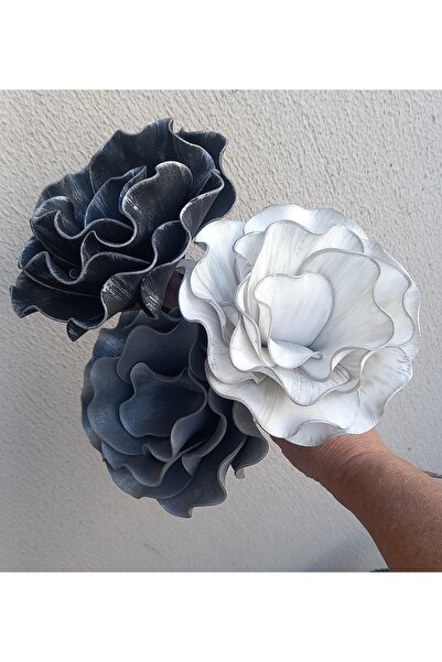 kutmen Dekoratif Lateks Bohça,valiz Veya Vazoluk Buket 3 Adet Eva(YAPAY CİCEK)