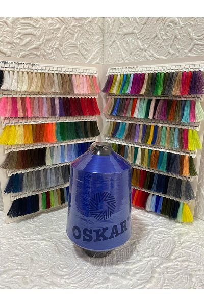 Oskar Overlock Thread (Muz Ip) 500Gr (Dark Blue)