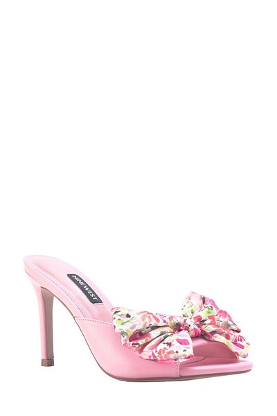 Nine West Γυναικείες παντόφλες με τακούνι DURU 3FX Pink