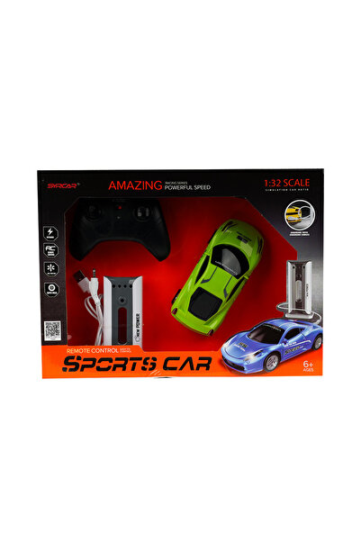 MEGA Şarj İstasyonlu Uzaktan Kumandalı Spor Yeşil Araba