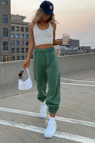 Madmext Mad Girls Green γυναικεία αθλητική φόρμα Mg290