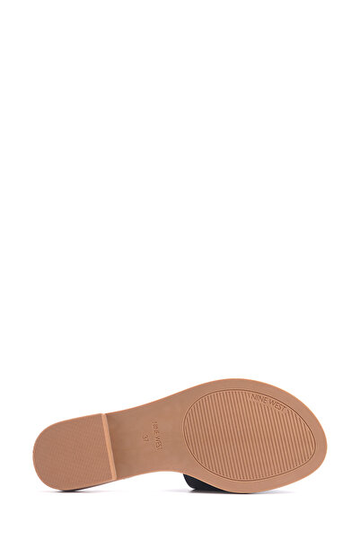 Nine West WOLLON 4FX - Μαύρες γυναικείες παντόφλες