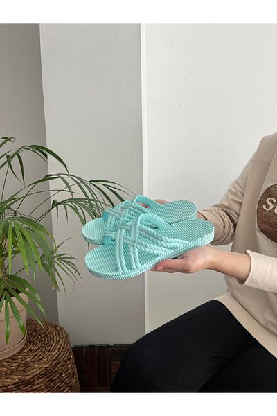 Behtah Kundura Soft Flexible Airblow Bathroom Balcony Beach Street Slippers with Non-Slip Sole