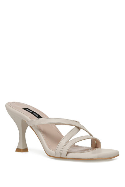Nine West Kalley 3fx Krem Kadın Topuklu Terlik
