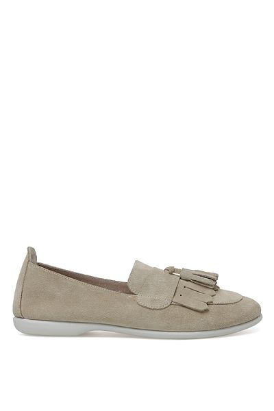 Nine West Luna 3fx - Beżowe damskie mokasyny