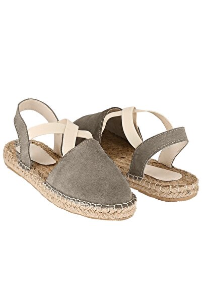 NOOSY Women's Mink Genuine Leather Handmade Espadrille