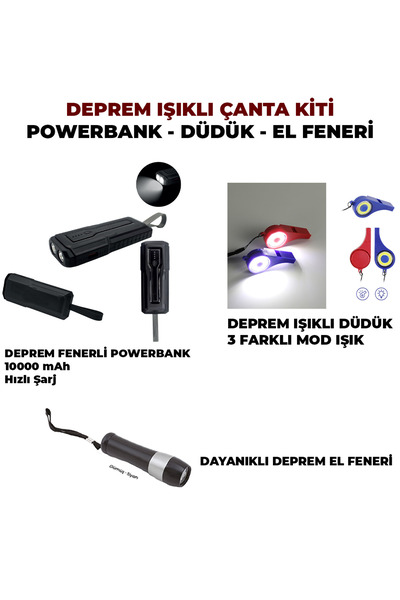 DEPREM ÇANTA KİTİ