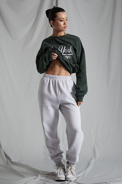 Madmext Karmelange Oversize-Jogginghose mit elastischem Bund für Damen Mg1235