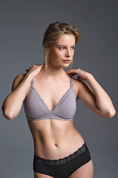 KUIN Sutien de maternitate din bumbac pentru alăptare (sutien de alăptare)
